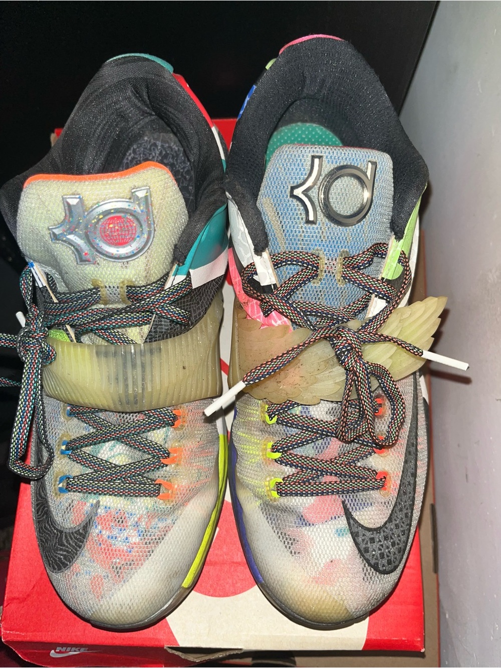 Nike Multicolor KD “What The” Sneakers